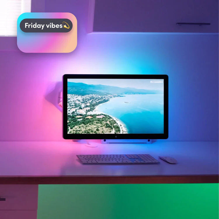 Lifx Lightstrip Starter Kit - 1M desk