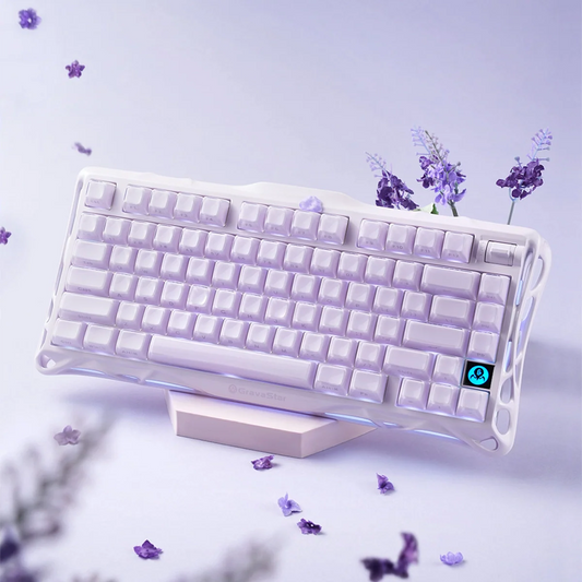 GravaStar Mercury K1 Gaming Keyboard in purple