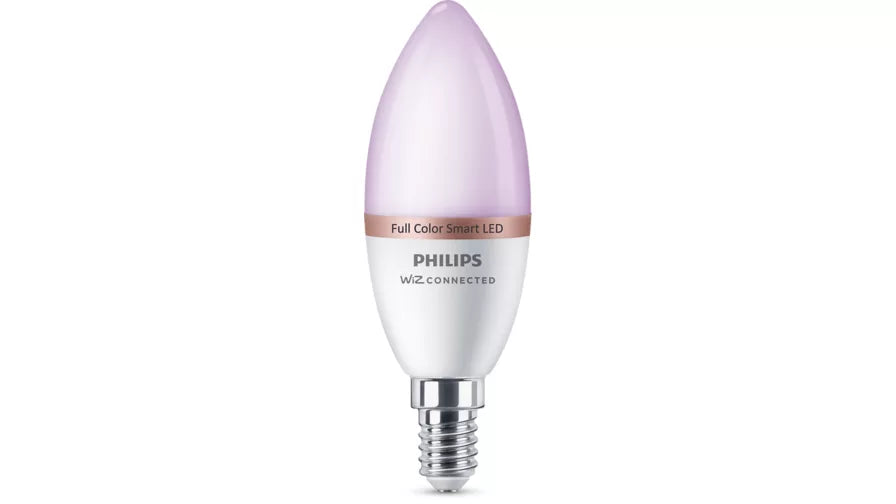Philips LED bulb on a white background