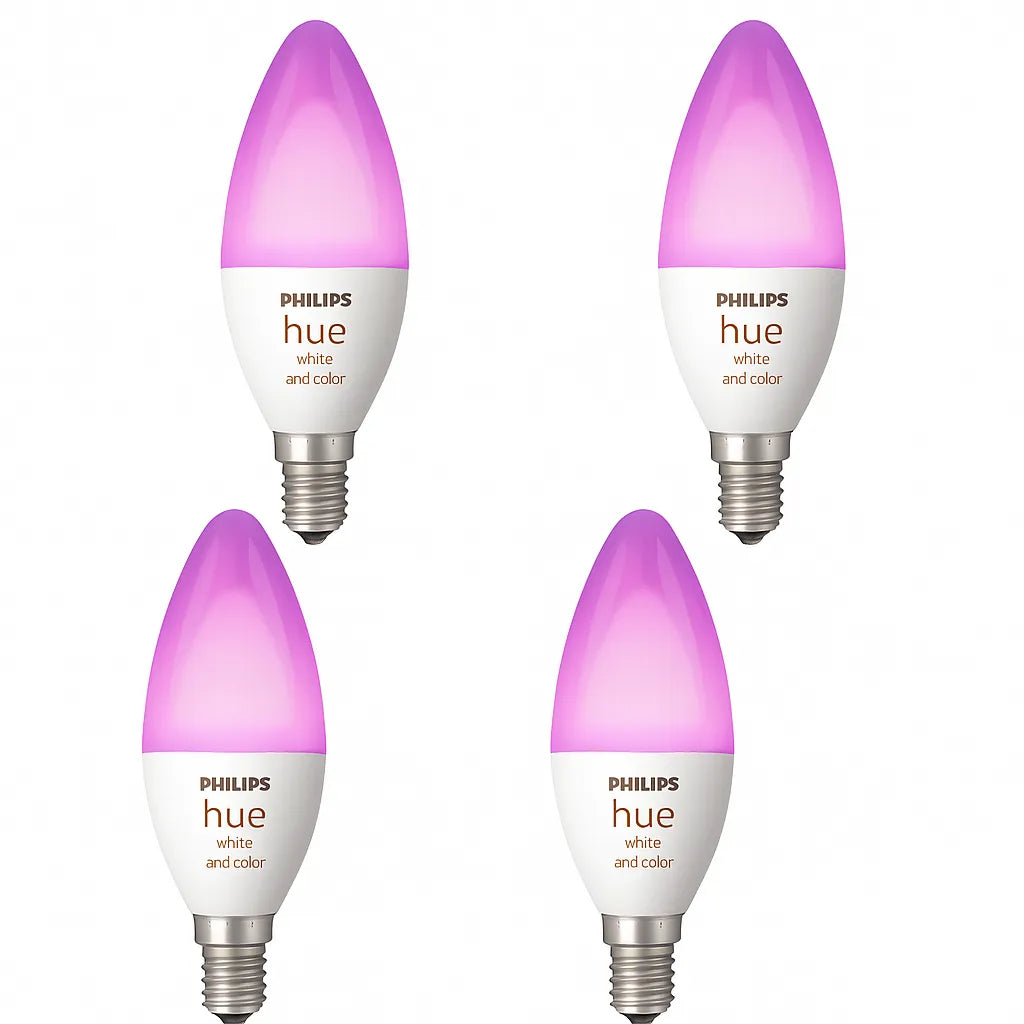 Philips Hue E14 Candle Globe - Colour