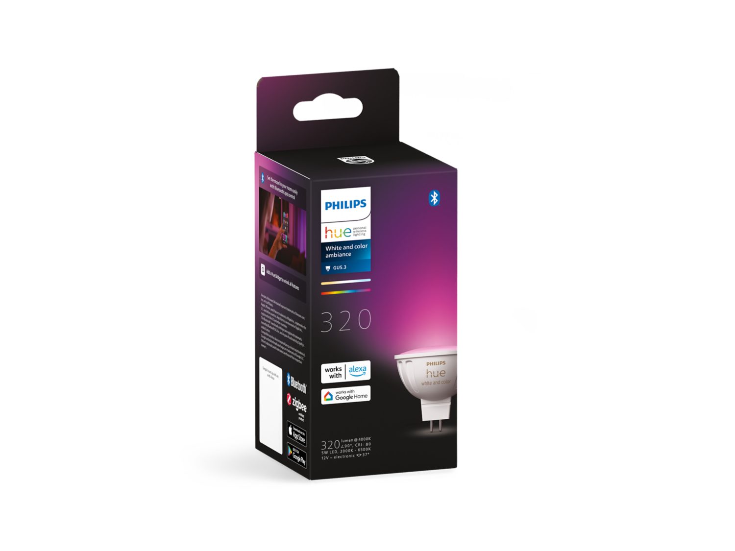 Philips Hue MR16 Globe - White and Colour boxed