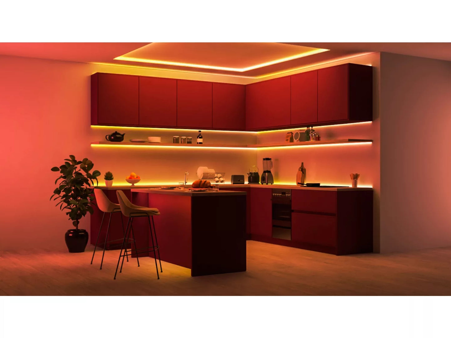 Wiz Smart LED Light Strip Kitchen