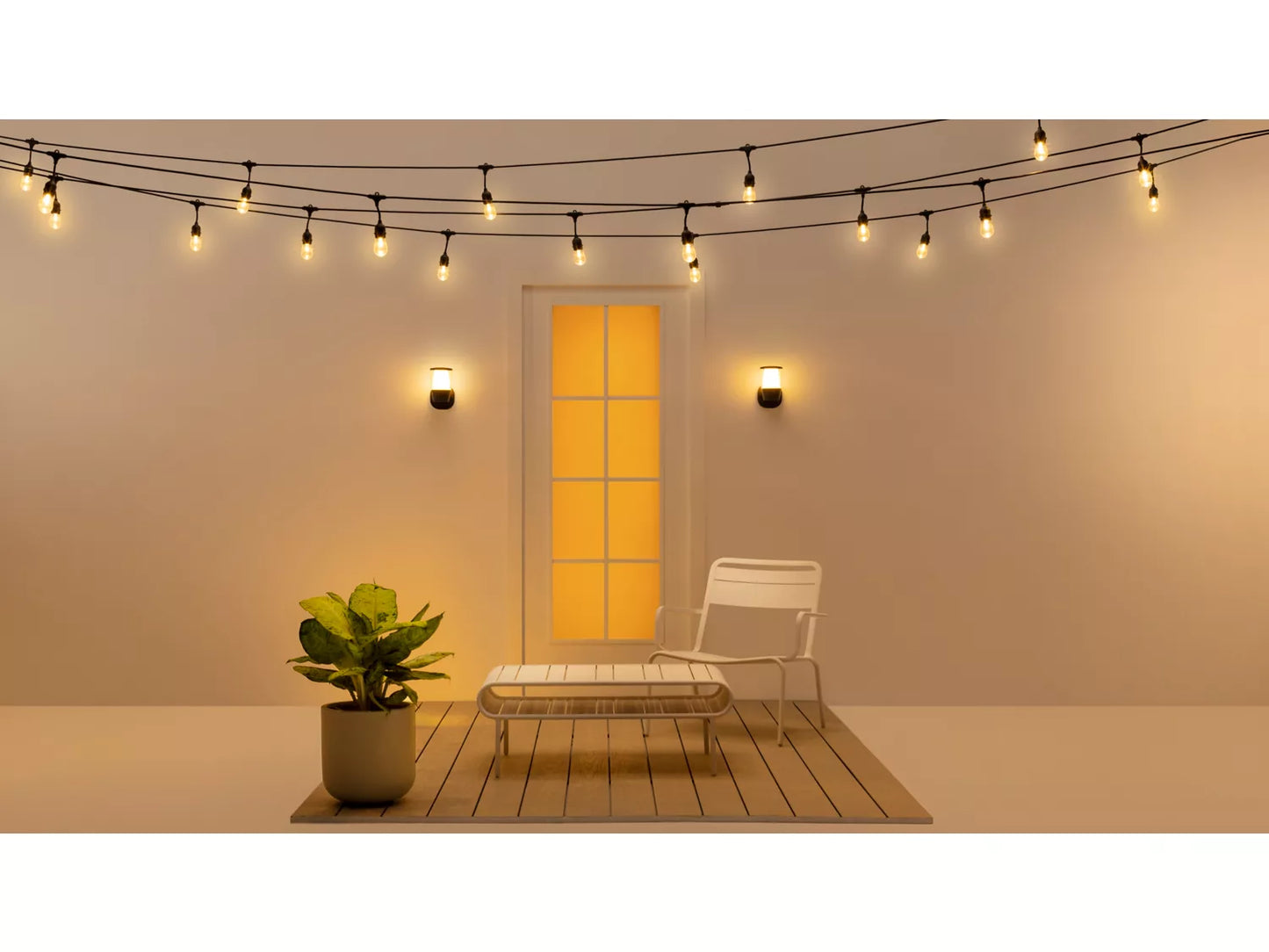 Wiz Smart Outdoor String Light white