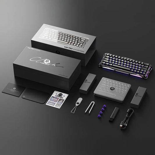 GravaStar Mercury V60 Pro HE - Gaming Keyboard - GunMetal bxoed items