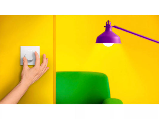 Wiz Smart Dial Switch on wall