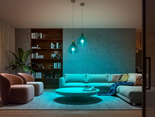 Philips Hue A60 - White & Colour E27 Globe blue