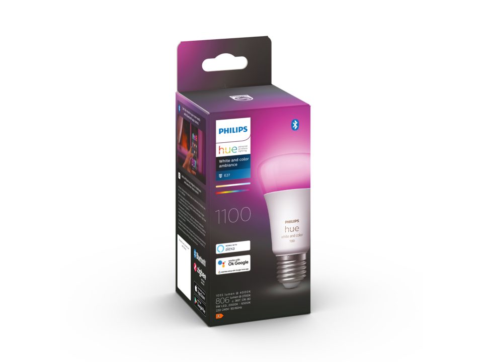 Philips Hue A60 - White & Colour E27 Globe in box