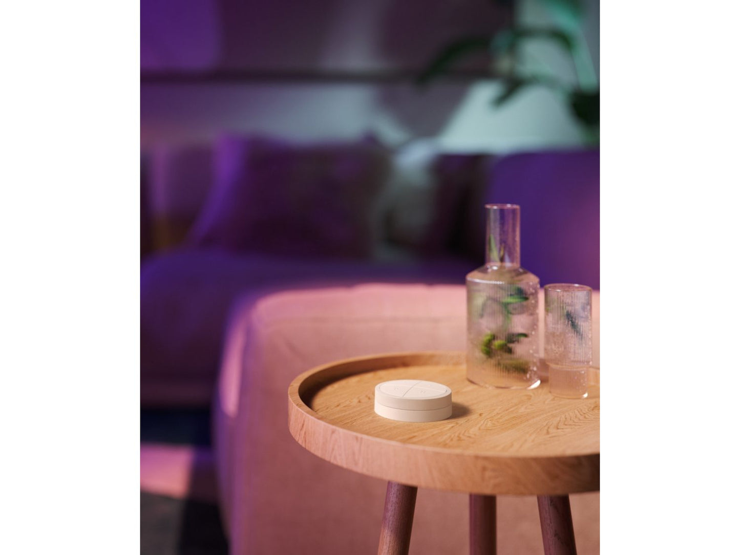 Philips Hue Tap Dial Switch on side table