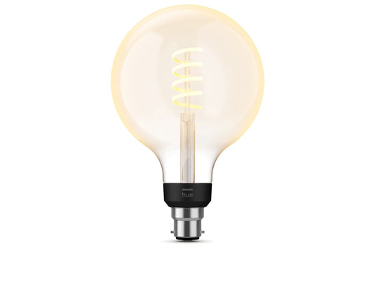 Philips Hue White Ambiance G125 B22 Filament Globe