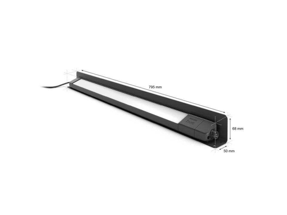 Philips Hue Amarant Linear Outdoor Light measurements