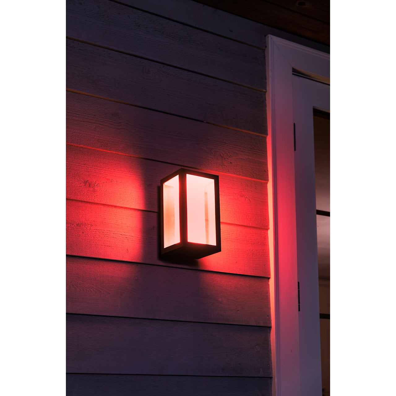Hue Impress wall latern with red set