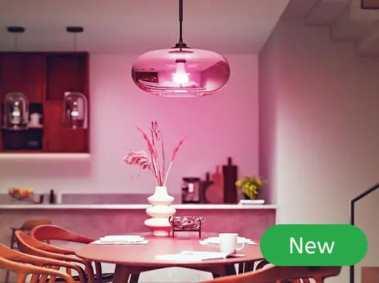 Smart globe in pendant light