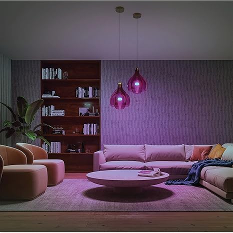 Philips Hue A60 - White & Colour E27 Globe 2 Pack