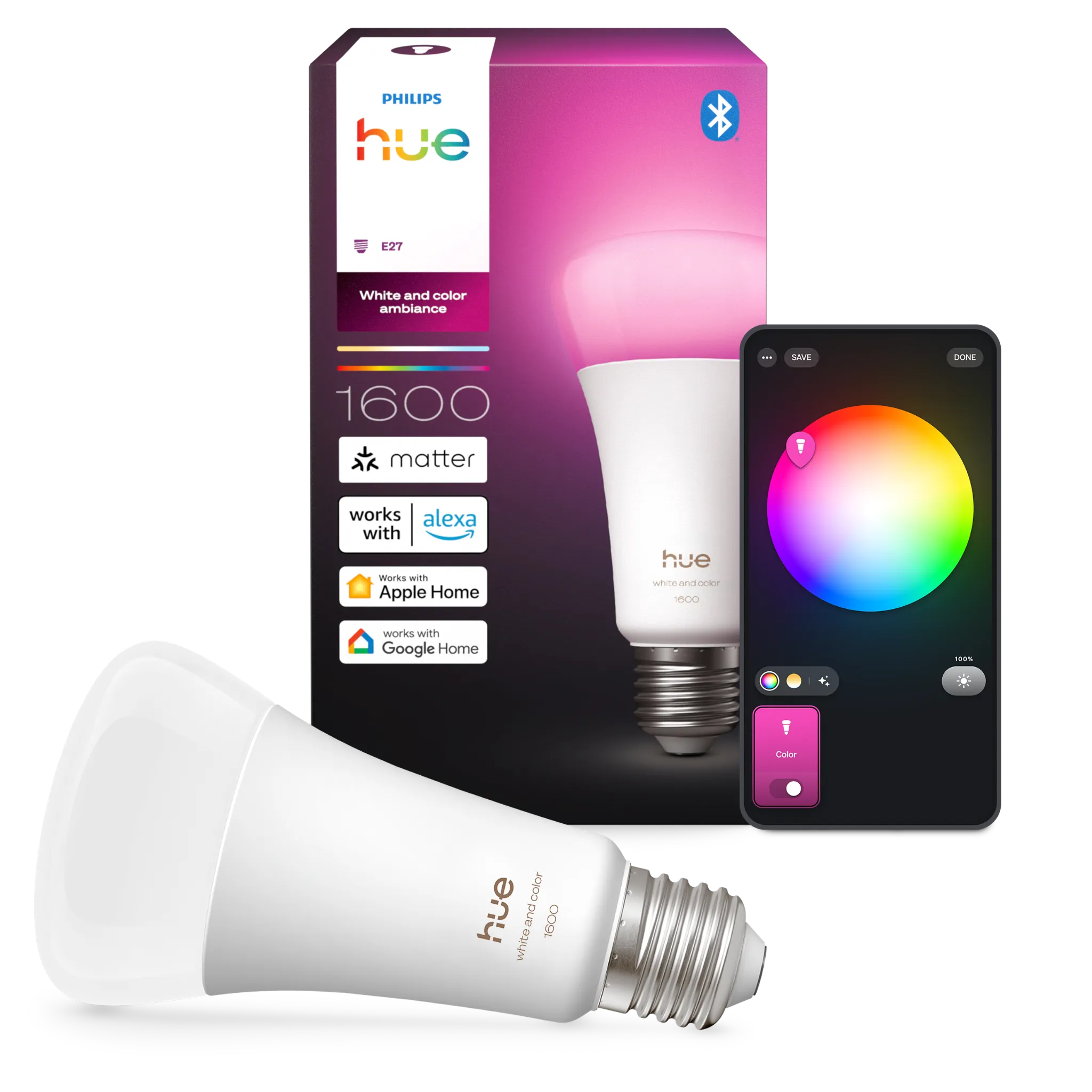 Hue A67 Colour Globe with colour wheel