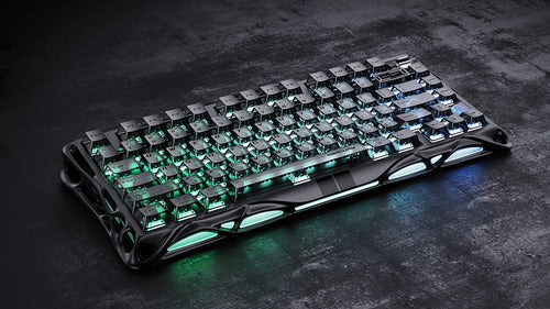 Gravastar Mercury V75- HE Gaming Keyboard - Stealth Black