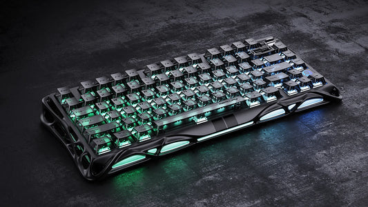 Gravastar Mercury V75- HE Gaming Keyboard - Stealth Black