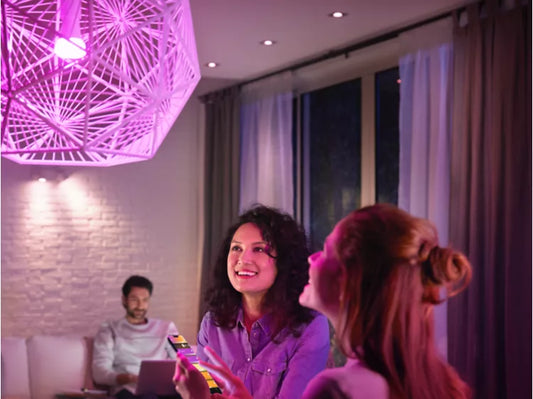 Philips Hue Starter Kit - White & Colour - E27 Screw with Smart Button