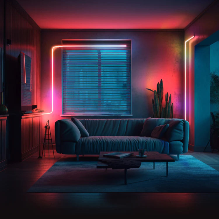 Lifx Indoor Neon Flex at window