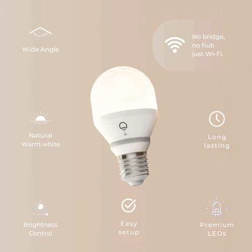LIFX Mini E27 - White Globe features