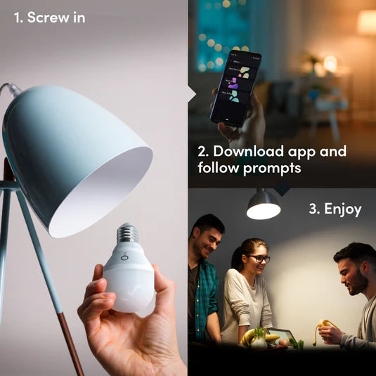 LIFX Mini E27 - White Globe install