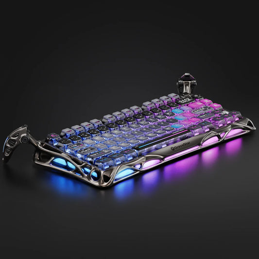 GravaStar Mercury K1 Pro Gaming Keyboard - Cyberpunk