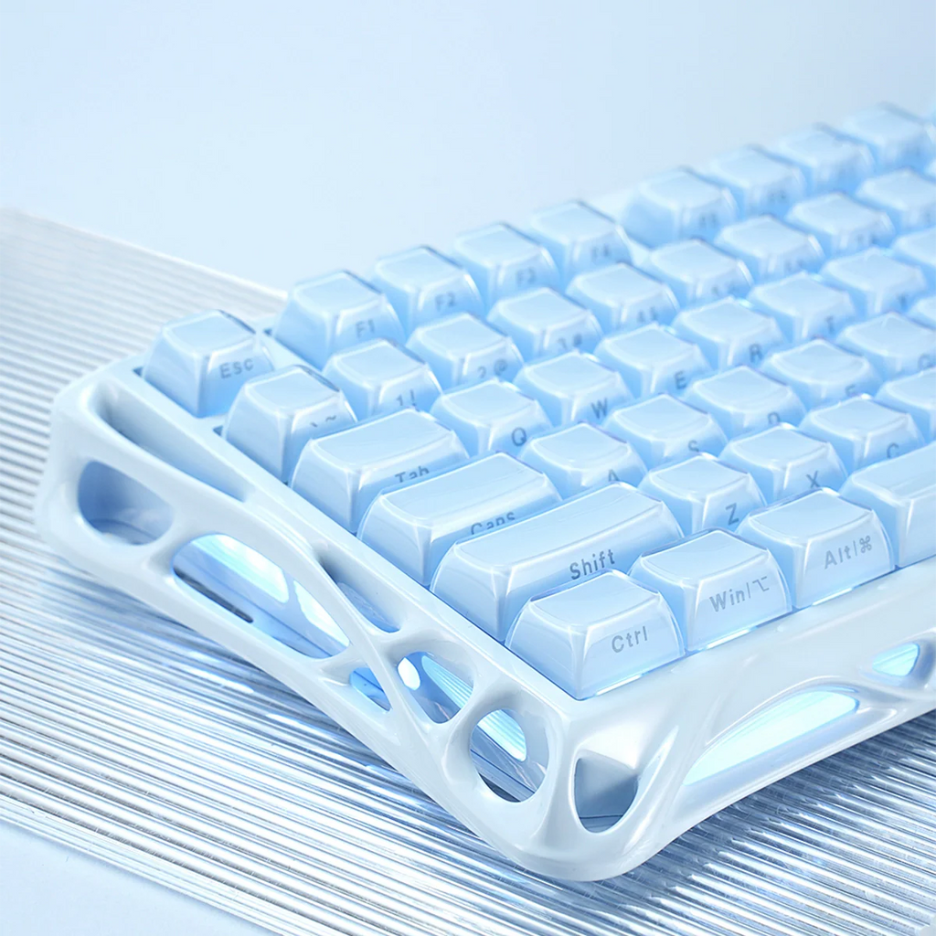 GravaStar Mercury K1 Gaming Keyboard on the side