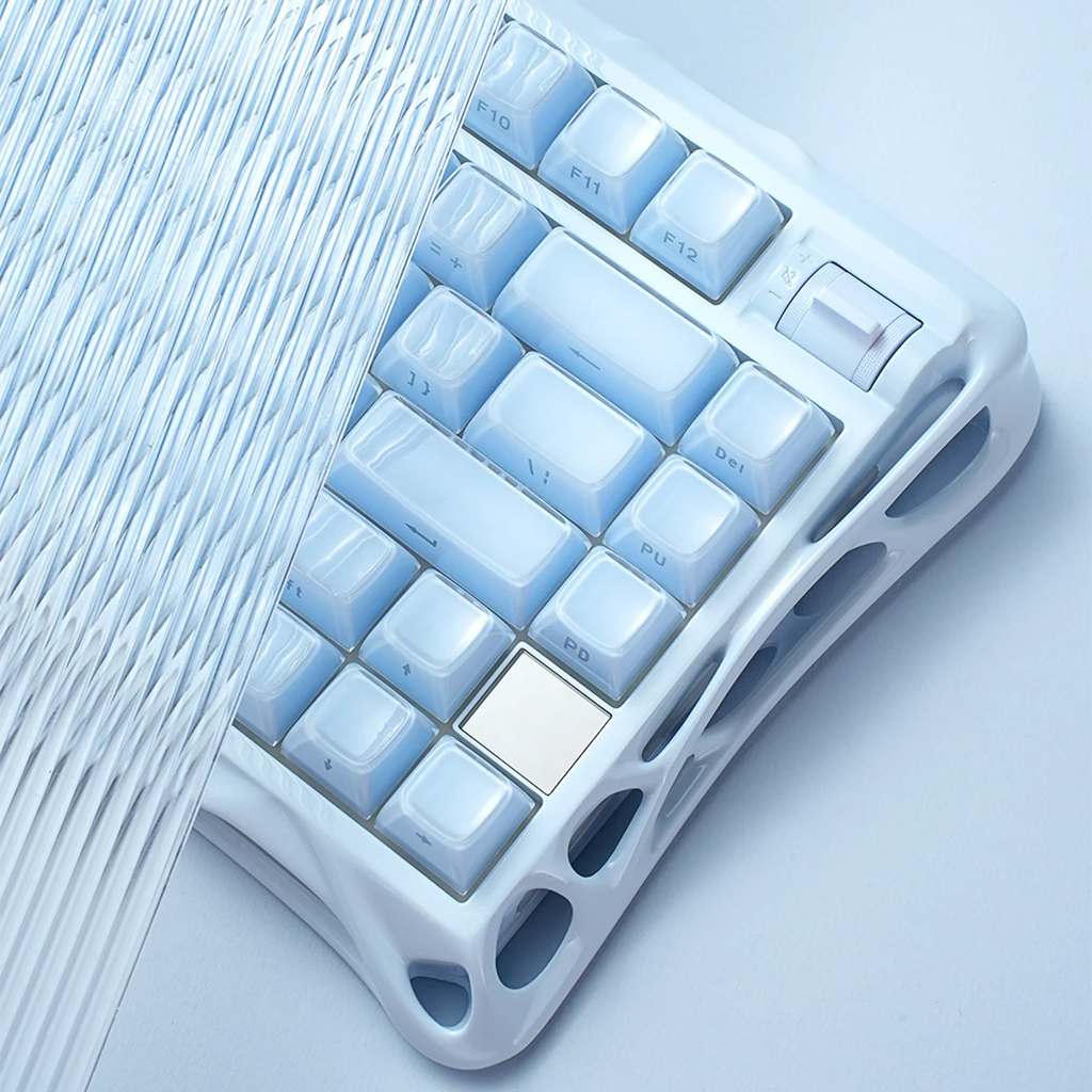 GravaStar Mercury K1 Gaming Keyboard close up