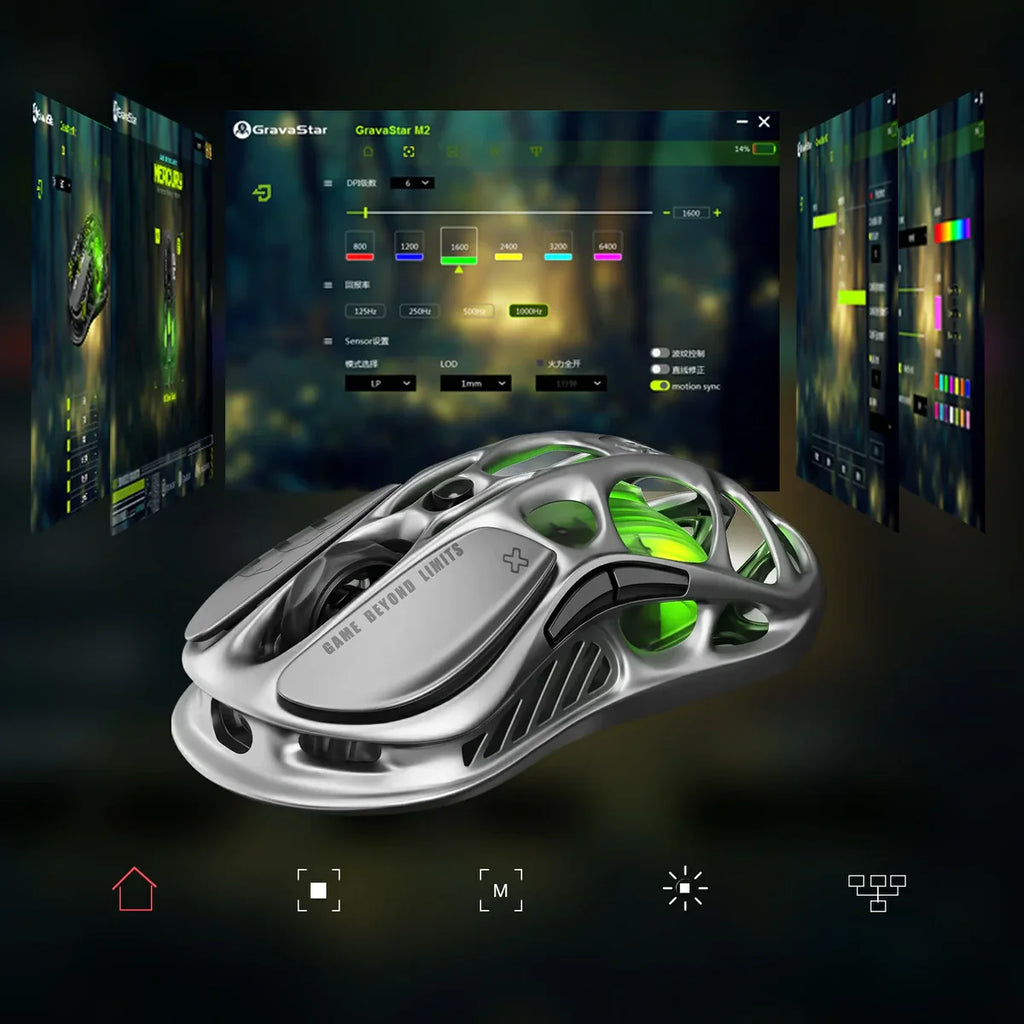 GravaStar Mercury M1 Pro customisable