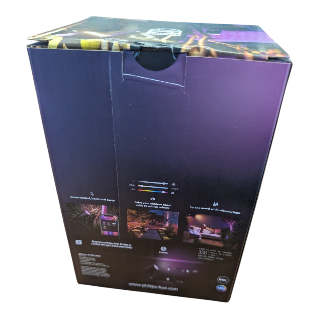 Philips Hue Lily Outdoor LED Spotlight - Clearance