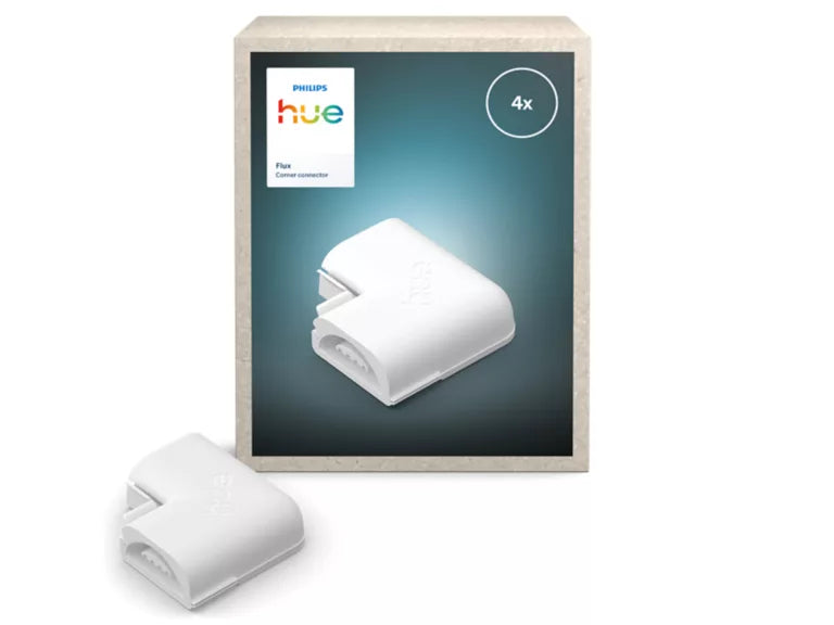 Philips Hue white LED strip packaging with a single strip on a white background