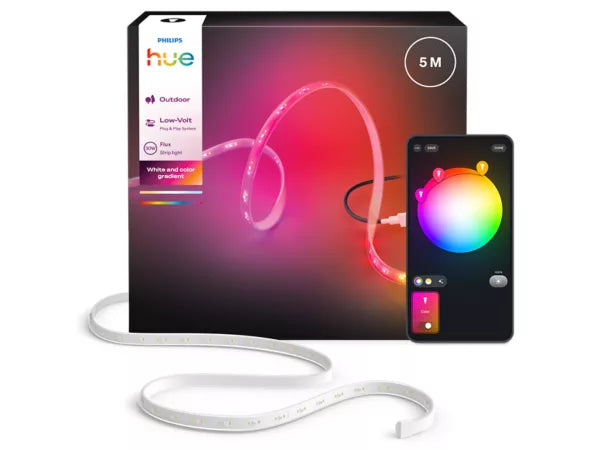 Philips Hue Flux Outdoor Strip Light with its box