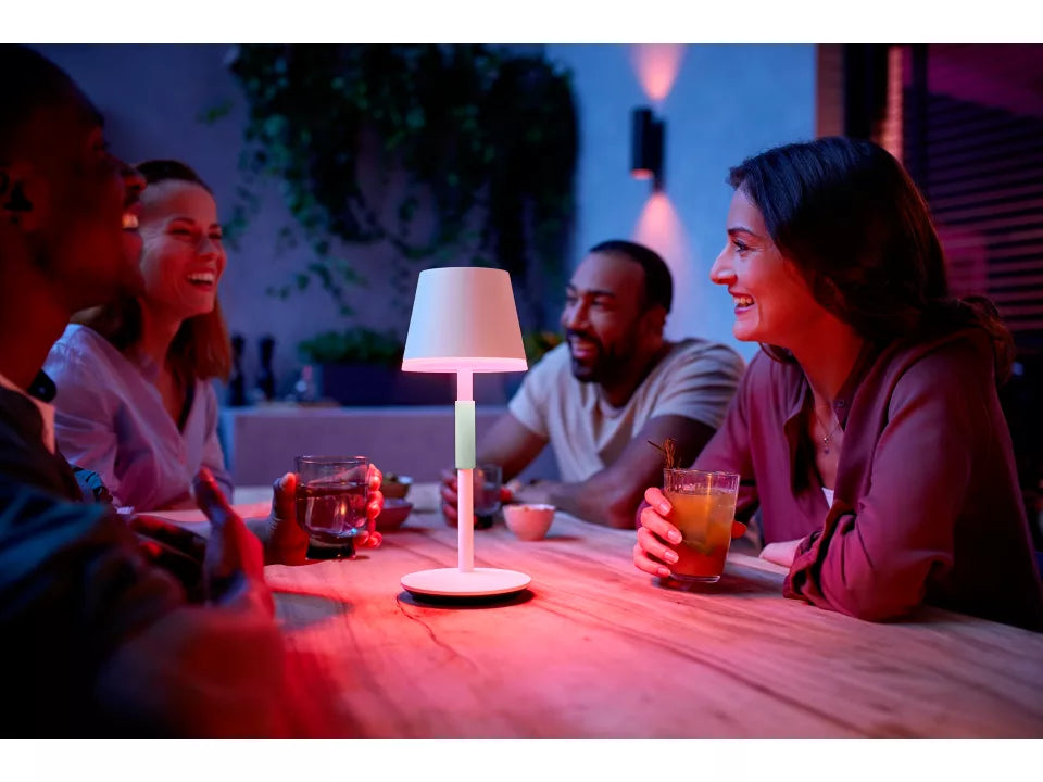 Philips Hue Go Portable Table Lamp more people