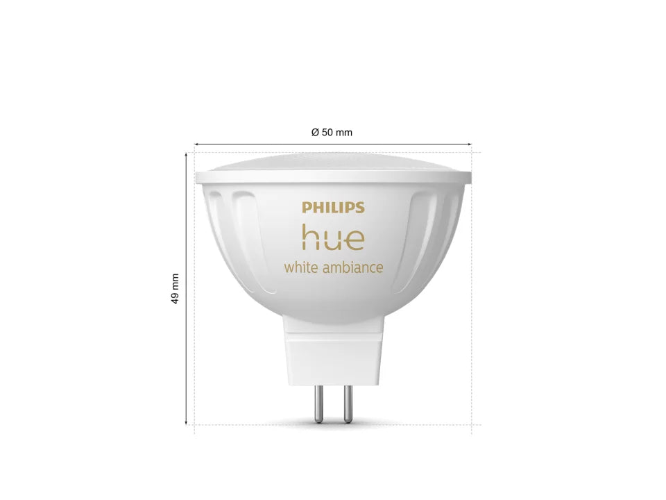 Philips Hue MR16 Globe - White Ambience size