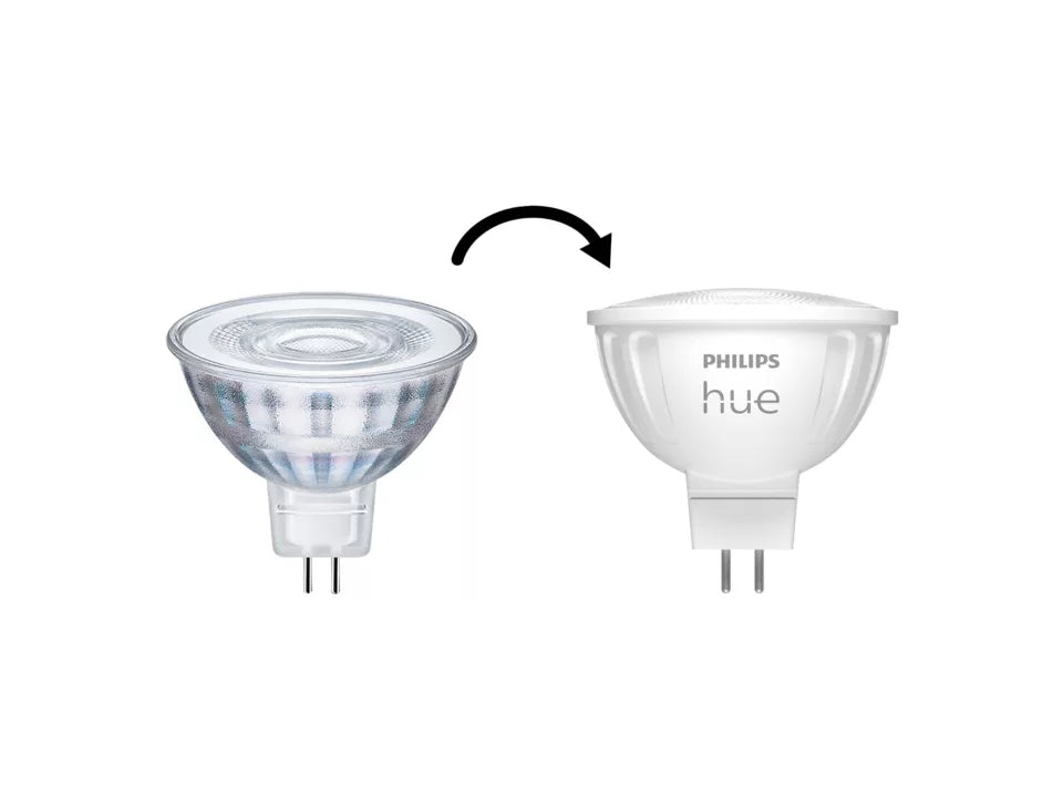 Philips Hue MR16 Globe - White Ambience swap