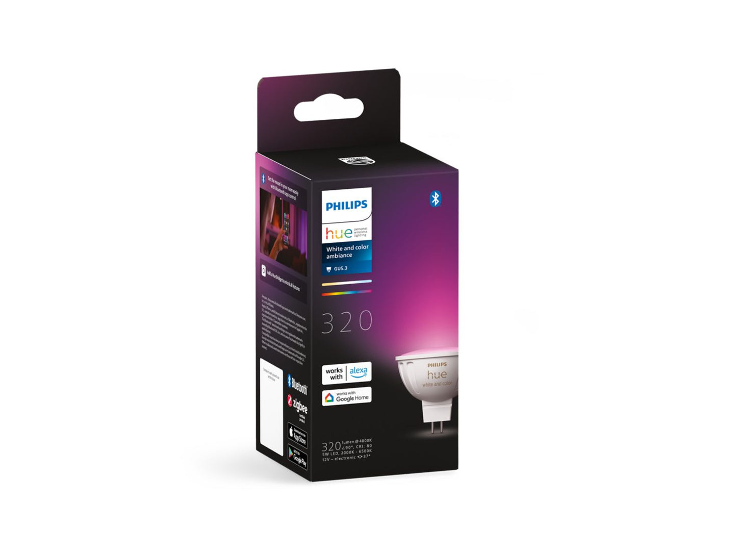 Philips Hue MR16 Globe - White and Colour boxed