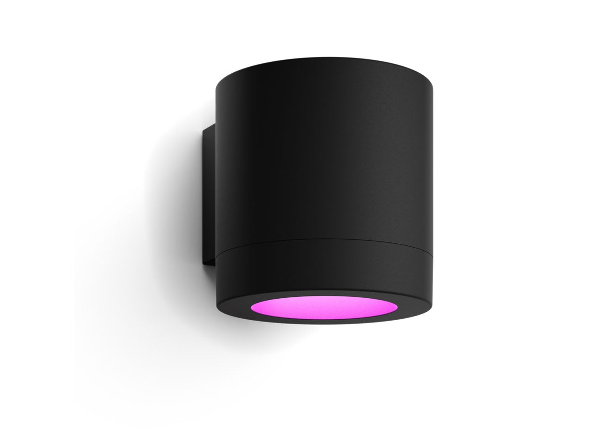 Philips Hue Muscari Entry Wall Light Round Light, Square Mount