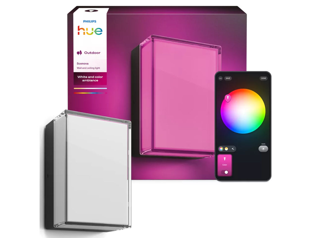 Philips Hue Scenova Wall Light - Rectangular with the box