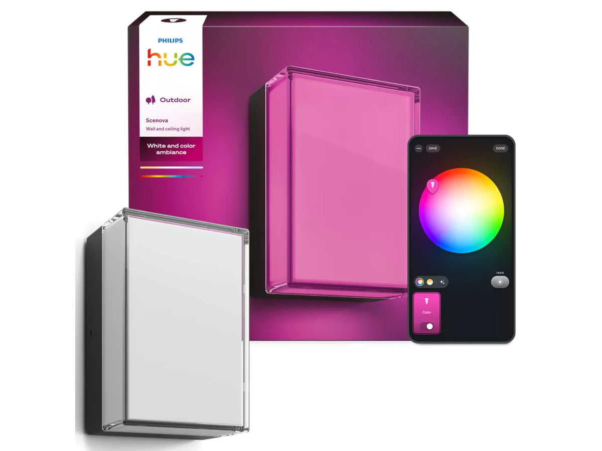 Philips Hue Scenova Wall Light - Rectangular with the box
