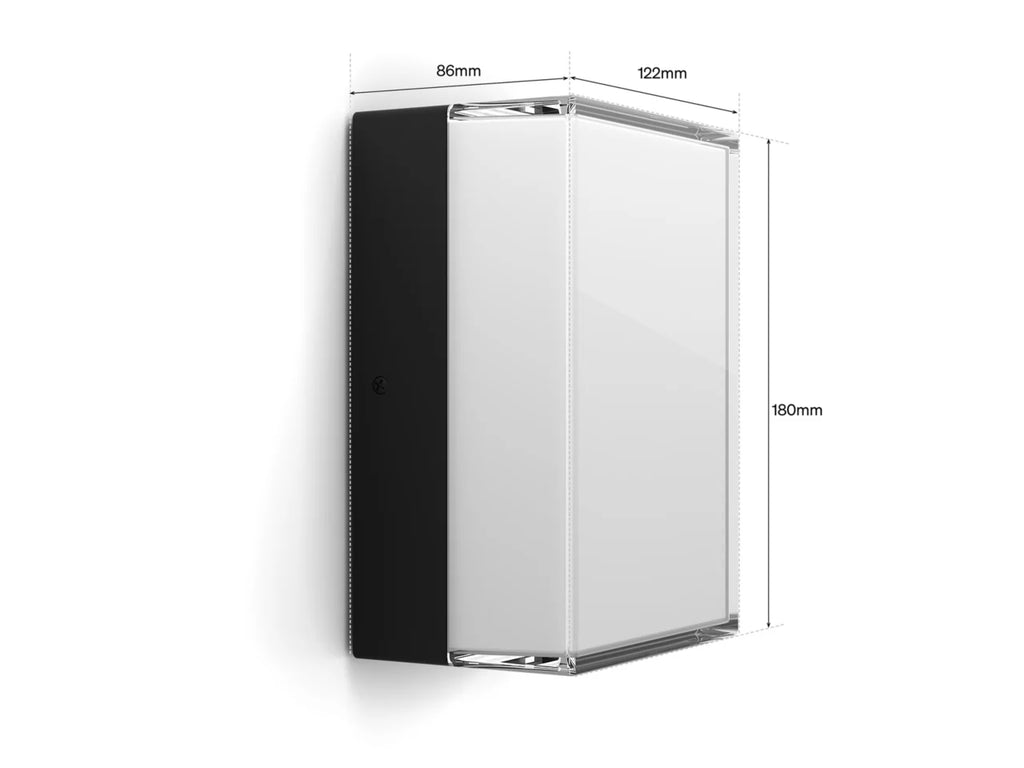 Philips Hue Scenova Wall Light - Rectangular dimensions