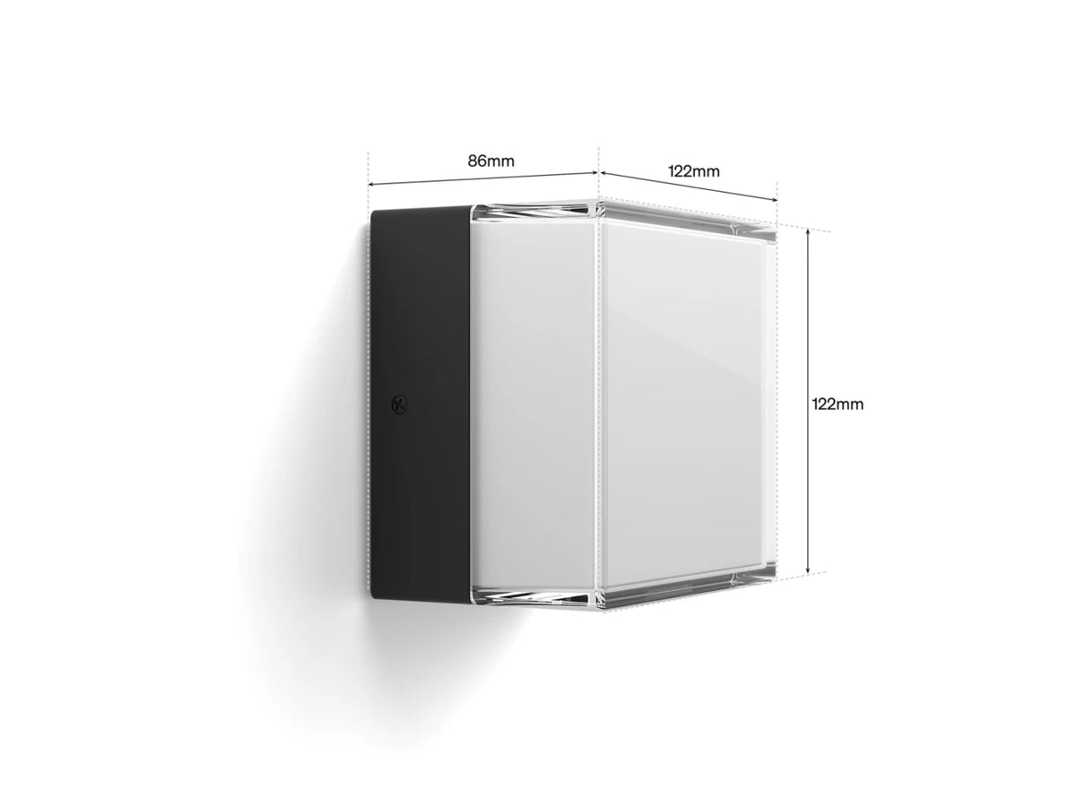 Philips Hue Scenova Wall Light - Square dimensions