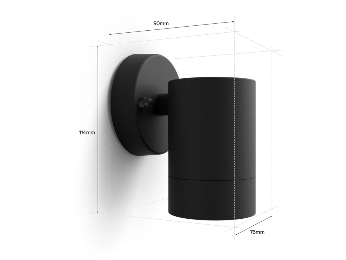 Philips Hue Struana Wall Spotlight dimensions