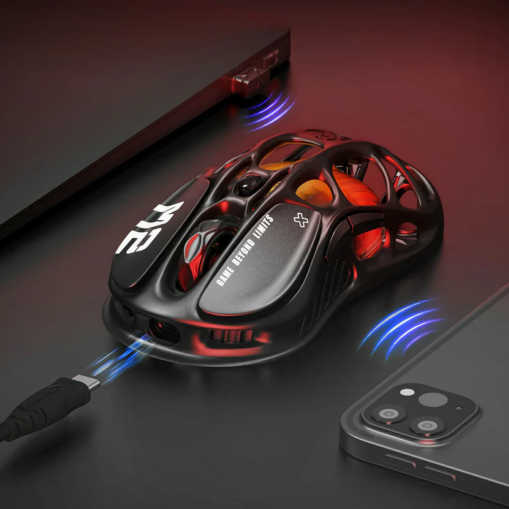 GravaStar Mercury M2 - Wireless Gaming Mouse connectivity options