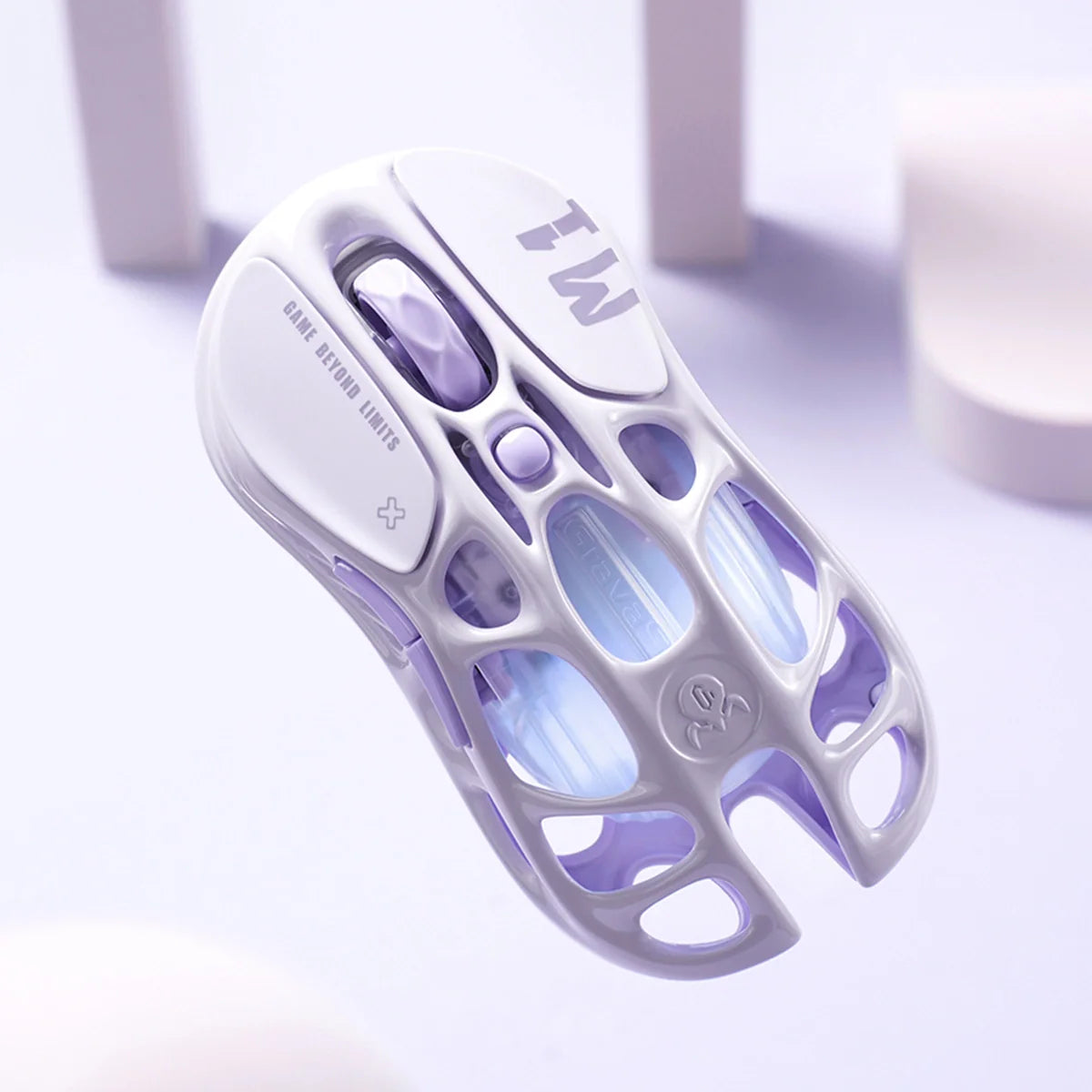 GravaStar Mercury M1 Pro - Wireless Gaming Mouse in purple