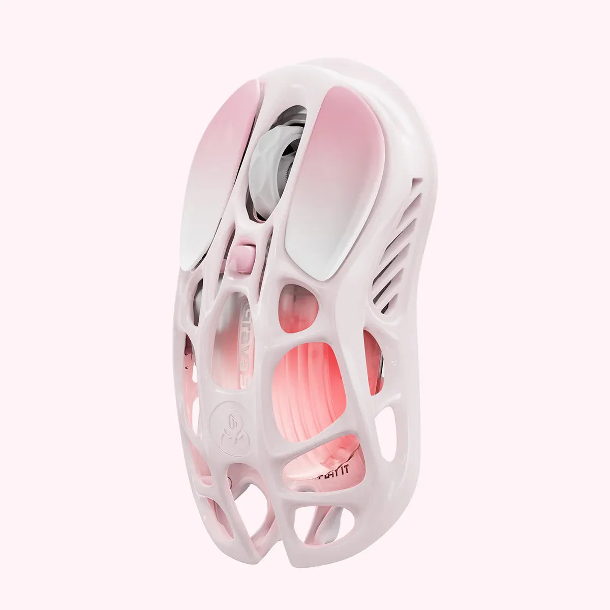 GravaStar Mercury M1 Pro - Wireless Gaming Mouse in sukura pink