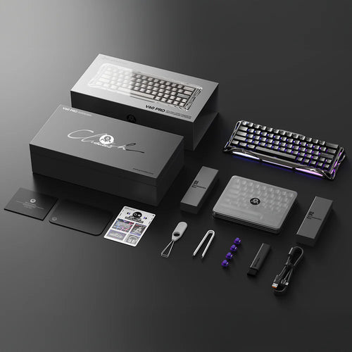 GravaStar Mercury V60 Pro HE - Gaming Keyboard - GunMetal bxoed items