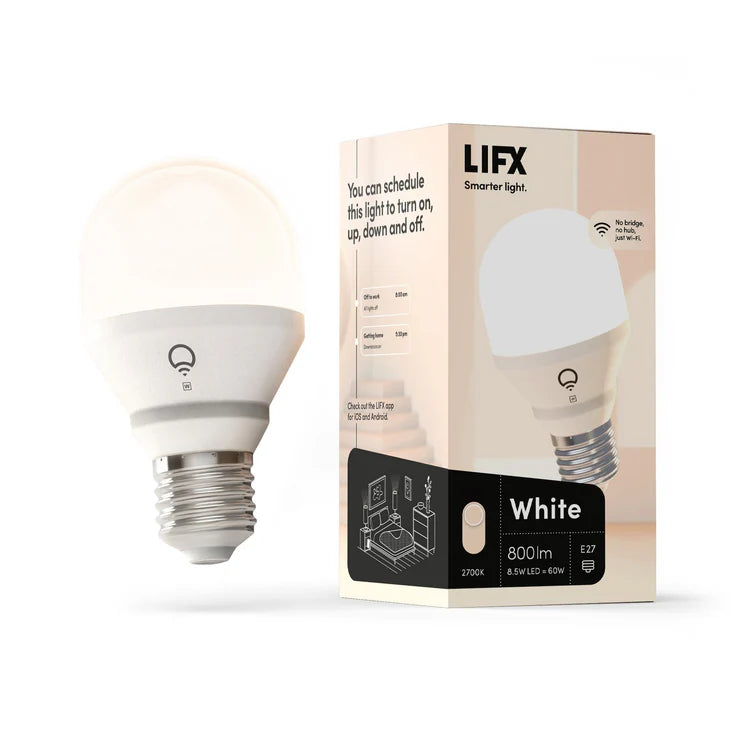 LIFX A60 Smart Light - White screw fitting