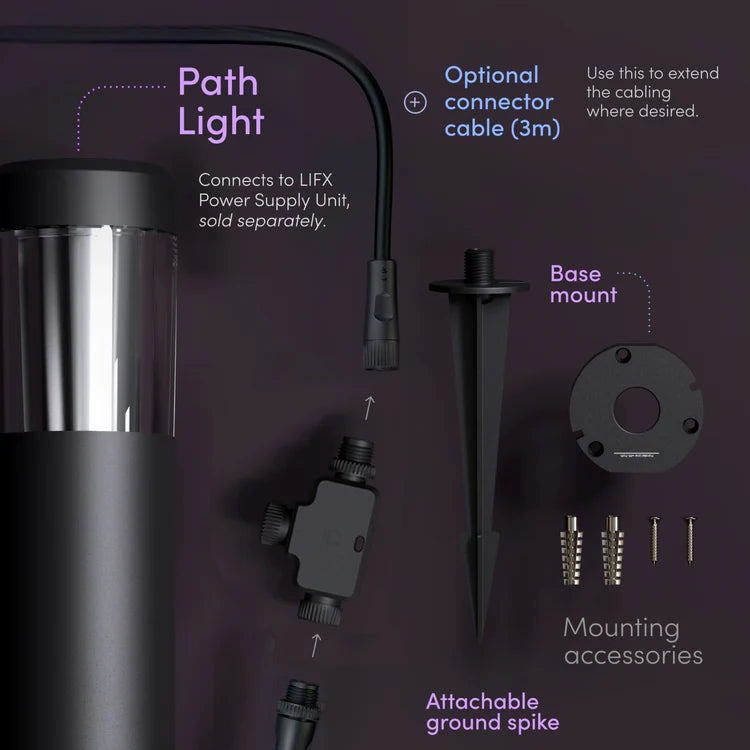 Lifx Outdoor Path all the kit
