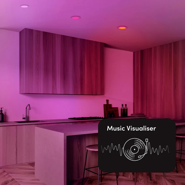 Lifx Recessed Downlight kitchen music