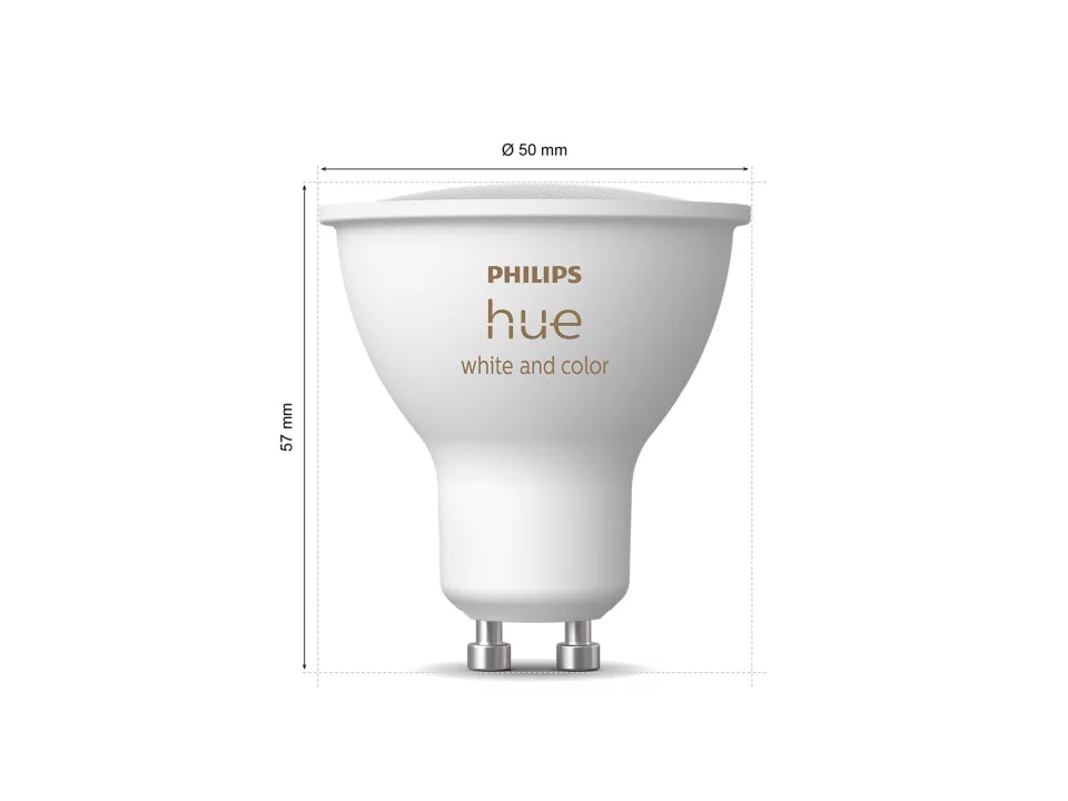 Philips hue gu10 globe  dimensions