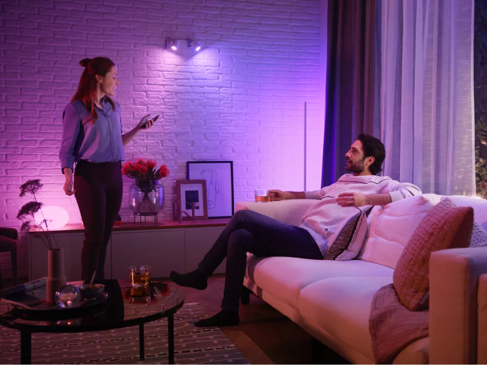 Philips hue gu10 globe lounge